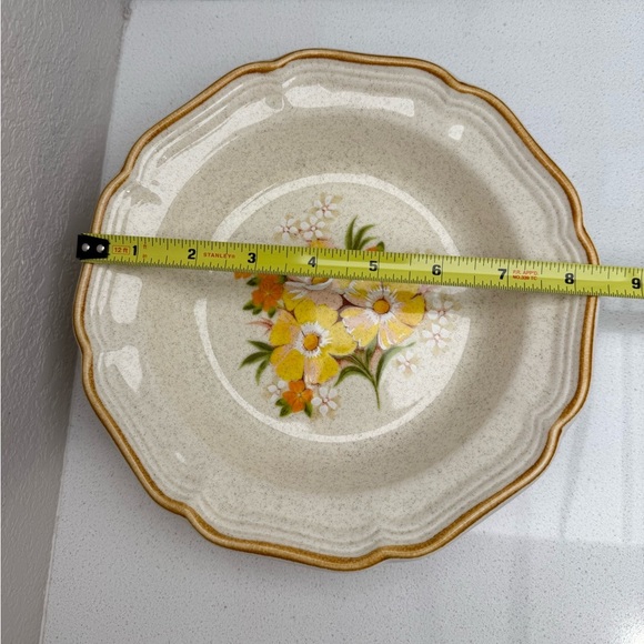 Mikasa Garden Club Soft Melody EC 456 Salad Bowl Soup Bowl 1970s 1980s - Picture 9 of 10